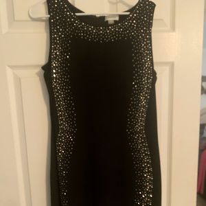Calvin Klein Size 14 Heavyweight Knit Dress with Stud Detail Excellent
